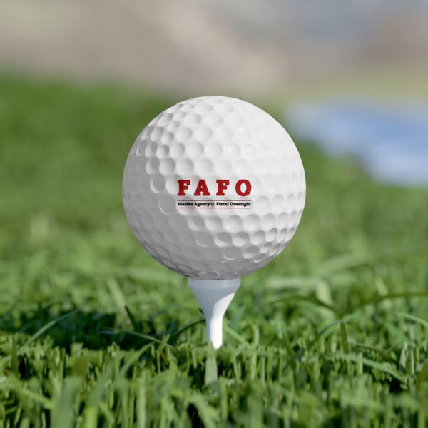 Personalized Golf Balls, Custom Gifts for Golf Lovers, Sporting Events, Birthday Presents, Unique Golf Accessories, FAFO Design - Florida's version of DOGE!