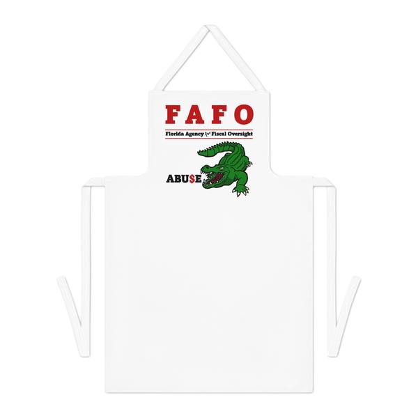 FAFO Adult Apron, Unique Chef Apron, Funny Cooking Gift, Kitchen Apron for Home Chefs, BBQ Apron for Men and Women